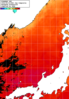 NOAA人工衛星画像:日本海, 1日合成画像(2026/08/15UTC)