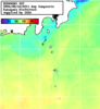 NOAA人工衛星画像:神奈川県近海, 1日合成画像(2026/08/16UTC)