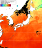 NOAA人工衛星画像:日本全域, 1日合成画像(2026/08/17UTC)