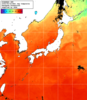 NOAA人工衛星画像:日本全域, 1日合成画像(2026/08/18UTC)