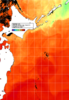 NOAA人工衛星画像:親潮域, 1日合成画像(2026/08/18UTC)