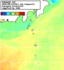 NOAA人工衛星画像:神奈川県近海, 1日合成画像(2026/08/19UTC)