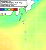 NOAA人工衛星画像:神奈川県近海, 1週間合成画像(2026/08/16～2026/08/22UTC)