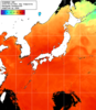 NOAA人工衛星画像:日本全域, 1日合成画像(2026/08/23UTC)