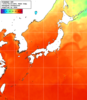 NOAA人工衛星画像:日本全域, 1週間合成画像(2026/08/17～2026/08/23UTC)