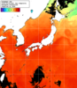 NOAA人工衛星画像:日本全域, 1日合成画像(2026/08/24UTC)