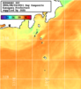 NOAA人工衛星画像:神奈川県近海, 1日合成画像(2026/08/24UTC)