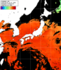 ひまわり人工衛星:日本全域,00:59JST,1時間合成画像
