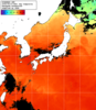NOAA人工衛星画像:日本全域, 1日合成画像(2026/08/27UTC)