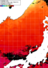 NOAA人工衛星画像:日本海, 1日合成画像(2026/08/27UTC)