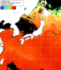 NOAA人工衛星画像:日本全域, 1日合成画像(2026/08/28UTC)