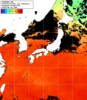 NOAA人工衛星画像:日本全域, 1日合成画像(2026/08/29UTC)