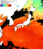 NOAA人工衛星画像:日本全域, 1日合成画像(2026/08/31UTC)