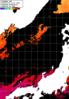 ひまわり人工衛星:日本海,12:59JST,1時間合成画像
