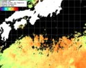 NOAA人工衛星画像:黒潮域, 1日合成画像(2026/09/06UTC)