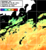 ひまわり人工衛星:神奈川県近海,18:59JST,1時間合成画像