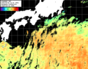 ひまわり人工衛星:黒潮域,23:59JST,1時間合成画像