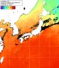 NOAA人工衛星画像:日本全域, 1日合成画像(2026/09/09UTC)
