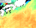 NOAA人工衛星画像:黒潮域, 1日合成画像(2026/09/09UTC)