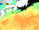NOAA人工衛星画像:黒潮域, 1日合成画像(2026/09/11UTC)
