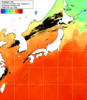 NOAA人工衛星画像:日本全域, 1日合成画像(2026/09/13UTC)