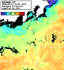 ひまわり人工衛星:神奈川県近海,00:59JST,1時間合成画像