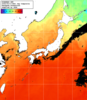 NOAA人工衛星画像:日本全域, 1日合成画像(2026/09/17UTC)