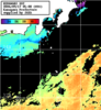 ひまわり人工衛星:神奈川県近海,14:59JST,1時間合成画像