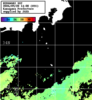 ひまわり人工衛星:神奈川県近海,23:59JST,1時間合成画像