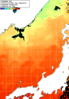 NOAA人工衛星画像:日本海, 1日合成画像(2026/09/30UTC)