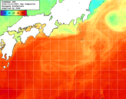 NOAA人工衛星画像:黒潮域, 1日合成画像(2026/10/01UTC)