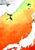 NOAA人工衛星画像:日本海, 1日合成画像(2026/10/01UTC)