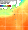 NOAA人工衛星画像:神奈川県近海, 1週間合成画像(2026/09/27～2026/10/03UTC)