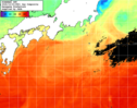 NOAA人工衛星画像:黒潮域, 1日合成画像(2026/10/03UTC)