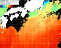 NOAA人工衛星画像:黒潮域, 1日合成画像(2026/10/04UTC)