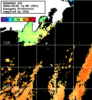 ひまわり人工衛星:神奈川県近海,23:59JST,1時間合成画像