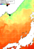 NOAA人工衛星画像:日本海, 1日合成画像(2026/10/06UTC)
