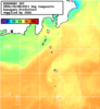 NOAA人工衛星画像:神奈川県近海, 1日合成画像(2026/10/08UTC)