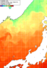 NOAA人工衛星画像:日本海, 1日合成画像(2026/10/08UTC)