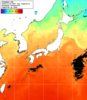 NOAA人工衛星画像:日本全域, 1日合成画像(2026/10/09UTC)