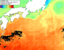 NOAA人工衛星画像:黒潮域, 1日合成画像(2026/10/09UTC)