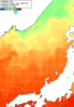 NOAA人工衛星画像:日本海, 1日合成画像(2026/10/09UTC)